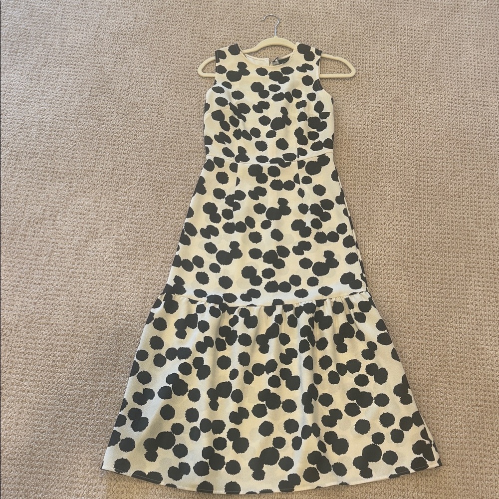 Who What Wear Dress with Black Dots